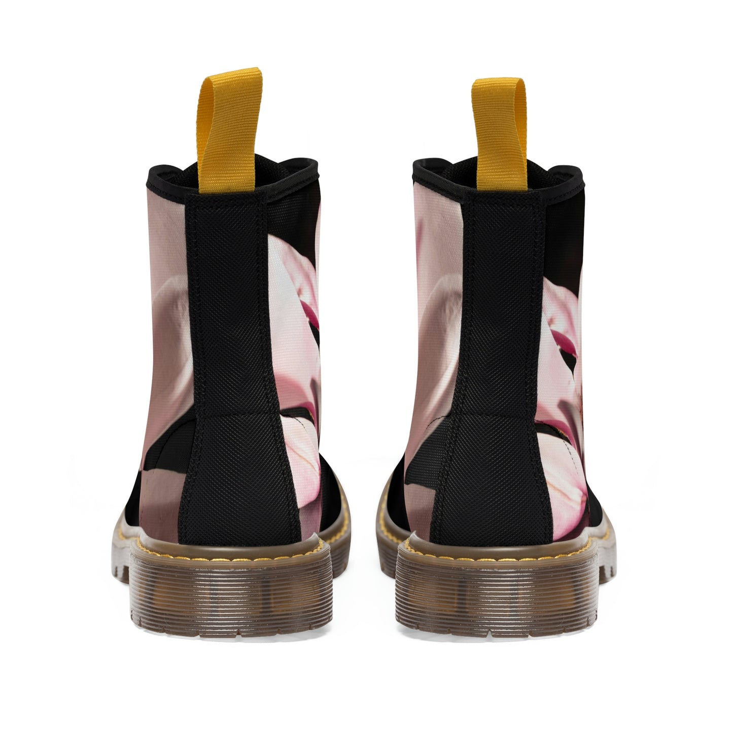 Magnolia Print Women's Canvas Boots