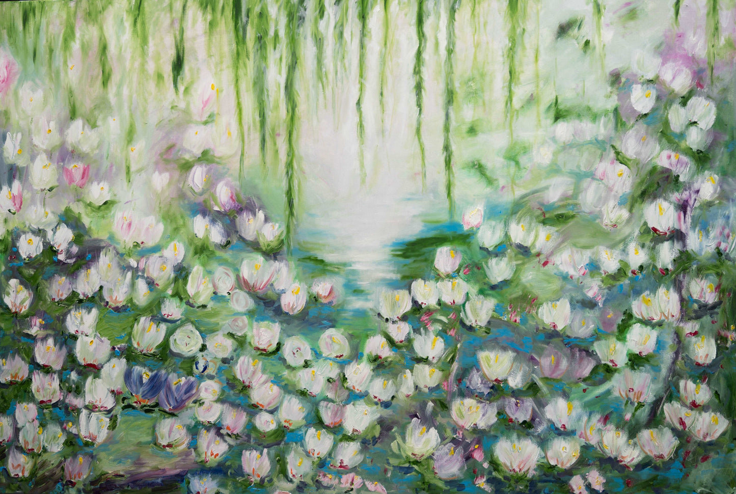 Monets Garden Oil Painting