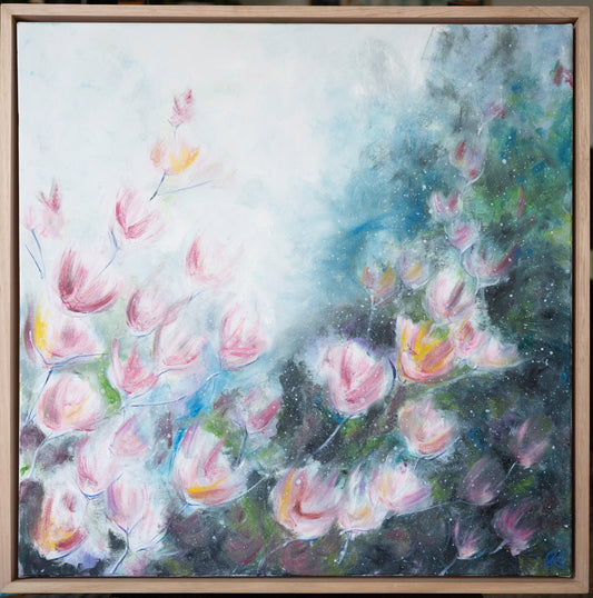 Grandiflora Magnolia Oil Painting