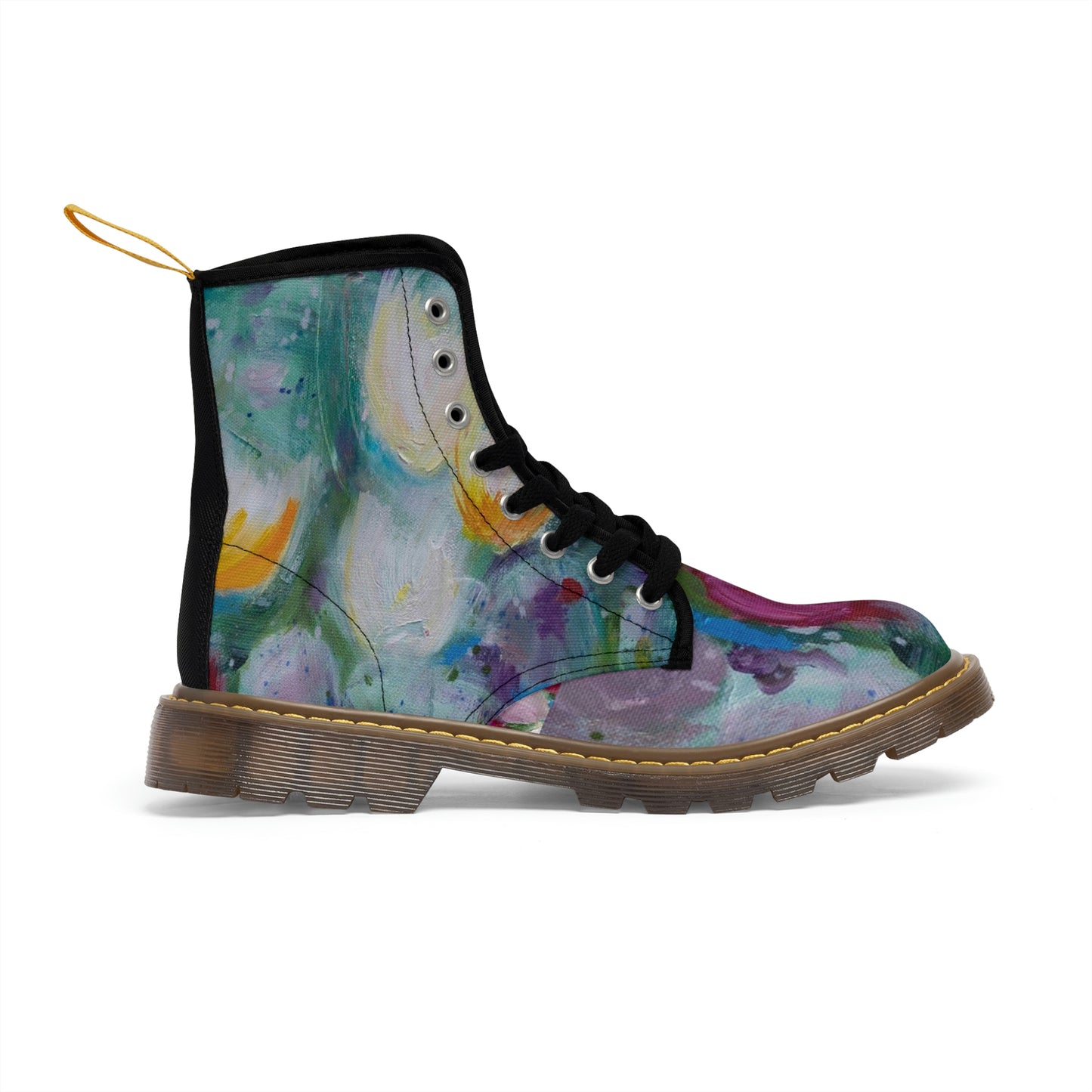 Spring Blossom Women's Canvas Boots